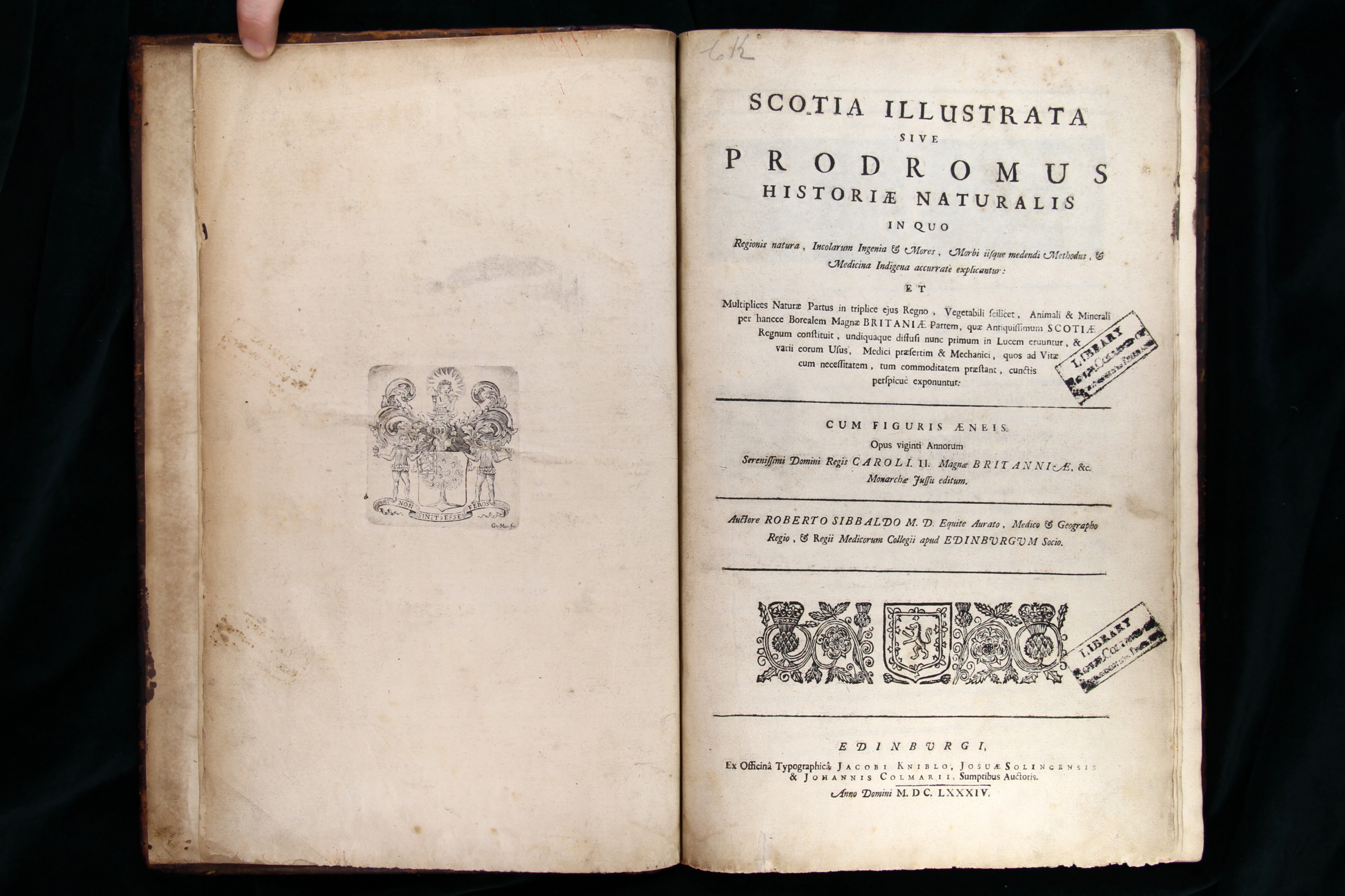 Sample page from Scotia Illustrata sive Prodromus Historiae Naturalis